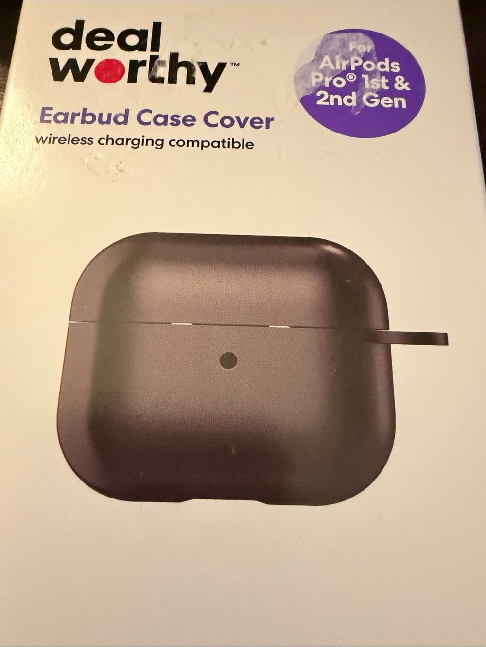 Black Earbud Case Cover for AirPods Pro 1st & 2nd Gen